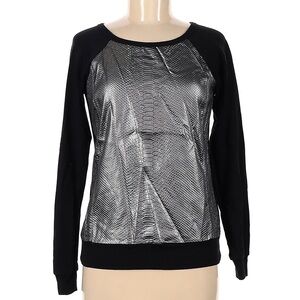 Bailey 44 faux leather Snake Print Sweatshirt